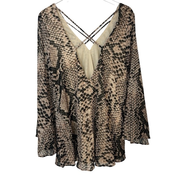 Show Me Your Mumu Joni Flow Snake Print Dress - Picture 3 of 12